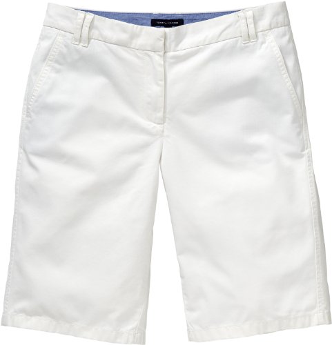 Tommy Hilfiger Damen BROKEN TWILL ROME BERMUDA 1M87611535, Gr. 38 (M / US8) (CLASSIC WHITE Preisvergleich