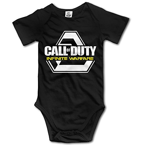 First-person Shooter Video Game Short-Sleeve Romper Vest For Toddler Size 12 Months Black