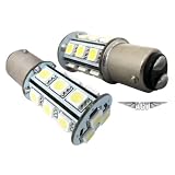 2pcs 1157 Bay15D 18 SMD 5050 LED STOP BRAKE TAIL LIGHT BULBS 12V-RED by XKGLOW