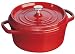 Staub Round 2-Quart Cocotte, Pimento Red