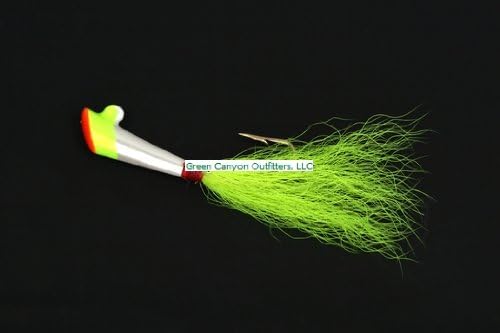 Nungesser Shad Dart (2-Pack), 1/12-Ounce, Red/Yellow/White Body with a Yellow Tail Finish