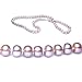 Single Strand 18 Inch 7.0-8.0mm Lavender Semi-Round Freshwater Cultured Pearl Necklace