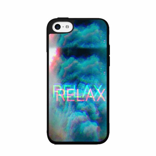 BleuReign(TM) Relax with Smoke Clouds - Plastic Phone Case Back Cover (iPhone 5 5s and iPhone SE)