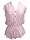 Womens Dusty Pink Peplum and Gathered Waist Blouse