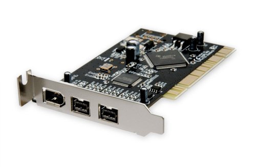 SYBA SD-LP-TIFWB Low Profile PCI 1394b/1394a 2B1A Card with TI Chipset