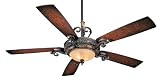 41cY%2B0PoOQL. SL160  Minka Aire Fans F705 STW 56 Napoli Designer Sterling Walnut Ceiling Fan w/ Light & Wall Ctrl