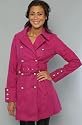 BB Dakota The Carter Coat in Magenta,Winter Coats & Jackets for Women
