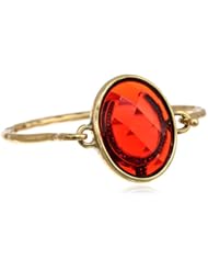 Lucky Brand Red Horseshoe Cuff Bracelet