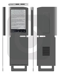 DURAGADGETGenuineBlackLeatherCase/StandForSonyPRS-650ReaderTouchEdition