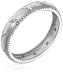 9ct White Gold AMR30449 Ladies 0.05ct Diamond Band Ring