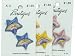 Lansing Boutique Appliques Alternating Pastel Stars