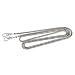 EBTOYS Metal Snake Chain Bag Strap - Silver, Classic, Striped