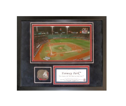External hard drive:Boston Red Sox Fenway Park Photograph with Real Mini Brick From Fenway Park Collage