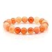 Qitian 10mm Onyx Gem Stone Beads Unisex Bracelets Stretch Handmade Elastic Bracelet Set of 5