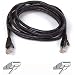25FT CAT6 Black Snagless Patch Cable RJ45M/RJ45M