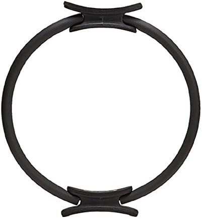 IWANNA Pilates Ring Magic Circle Power ring For Yoga Fitness Workout Sporting (Black)