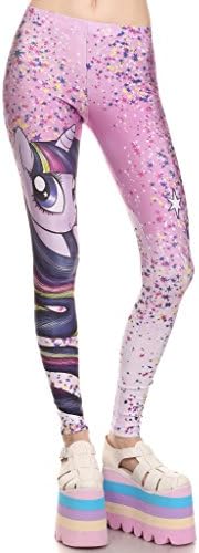POPRAGEOUS Women's My Little Pony: Twilight Sparkle Leggings S Multi