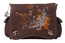 Kalencom Diaper Bag, Screened Chocolate Dragon

