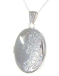 Classical 925 Sterling Silver Women Locket - 39mm*21mm, 8 Grams