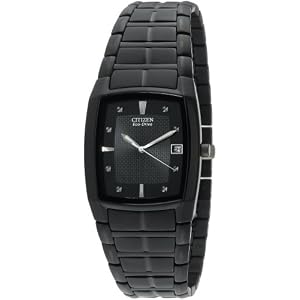 Citizen Men's BM6555-54E Eco-Drive Black Ion-Plated Stainless Steel Watch