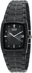 Citizen Men's BM6555-54E Eco-Drive Black Ion-Plated Stainless Steel Watch