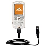 Klassisches USB Kabel f�r Sony Ericsson w800c mit Hot Sync und aufladen Einsatzm�glichkeiten - von Gomadic mit TipExchange Technology