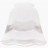 Westinghouse Lighting 81316 2.25' Ceiling Fan Fitter Shade in Frost with Clear Bands