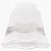 Westinghouse Lighting 81316 2.25" Ceiling Fan Fitter Shade in Frost with Clear Bands