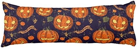 Halloween,classic,pumkin,vintage patten,scary,cute Body Pillowcase
