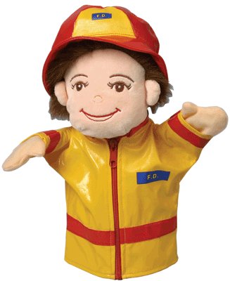 Childrens Toyshop  Toys : Sabbit Fireman Hand Puppet