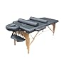 SierraComfort Portable Massage Table Spa Lux Foam Black Warranty 2 Free Bolsters and Carrying Bag