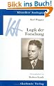 Karl Popper: Logik der Forschung