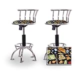 2 24"-29" Camping Equipment Seat Chrome Adjustable Specialty / Custom Barst ....