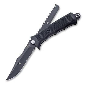 SOG Specialty Knives and Tools FX21-N Seal Fusion Revolver Knife, Black TiNi by Sog