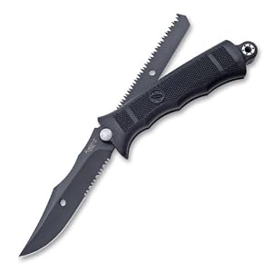 SOG Specialty Knives and Tools FX21-N Revolver SEAL Knife, Black TiNi by SOG Specialty Knives