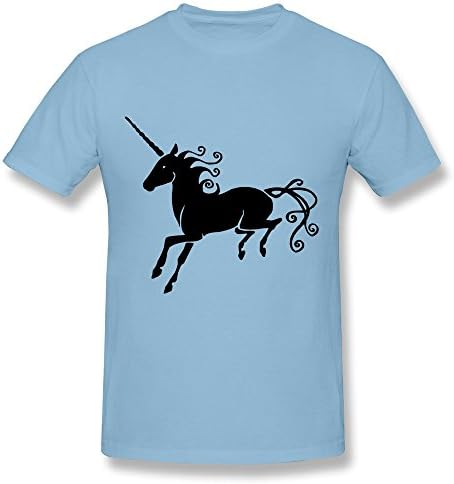 PCY Men's Create My Own Unicorn Awesome T Shirt M SkyBlue