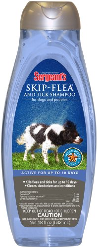Sergeant's 18-Ounce Skip-Flea and Tick Shampoo Dog Ocean Breeze