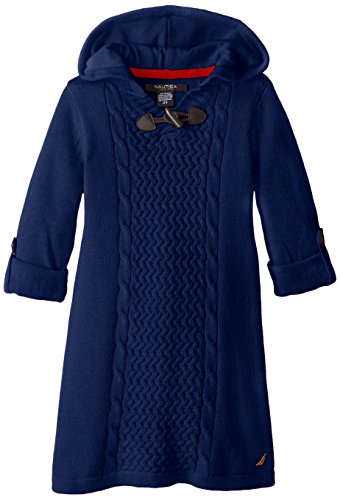 Nautica Little Girls' Woven Sweater Dress