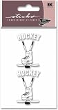 Ek Success Pep Rally Embroidered Emblem Stickers, Hockey