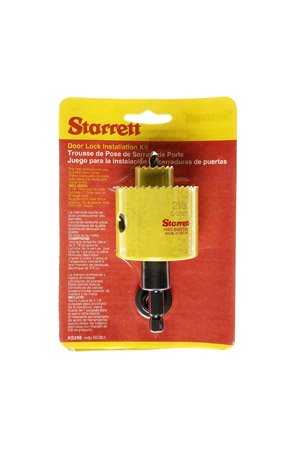 Starrett(R) Door-Lock Installation Bi-Metal Hole Saw Kit 4 Pieces (Pack Of 1)