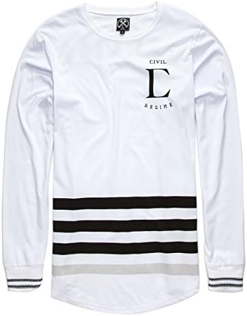 CIVIL Regime Mens T-Shirt, White, Small