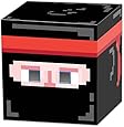 Beistle Ninja 8-Bit Box Head, 9 by 9-Inch, Multicolor