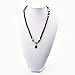November's Chopin (TM Fashion Metal Heart Pendant Multilayer Wood Beaded Prayer Bracelet Wrist Necklace