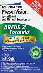 PreserVision Eye Vitamin and Mineral Supplement AREDS 2 Formula, 120-Count