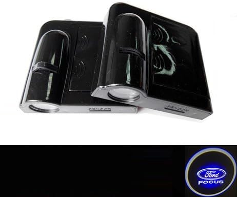 Dandyd® Car Logo Ghost Shadow Emblems Wireless Door Sensor Lights No Drill Type Led Laser Door Shadow Light Welcome Projector Lamp Exterior Courtesy Lamp Exterior Courtesy Lamp 2pc Pack (Focus（069）)
