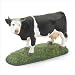 Porcelain Cow Figurine