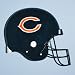 Chicago Bears Helmet Wall Mount Plaque