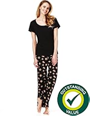 Pure Cotton Floral Print Pyjamas
