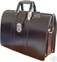 Burgundy Mancini Lawyer/doctor Leather Briefcase Laptop