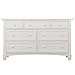 Evolur Fairbanks Double Dresser, Winter White
